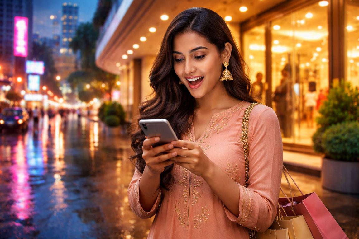 Indian player performing UPI deposit on mobile